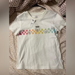 Small white VANS shirt